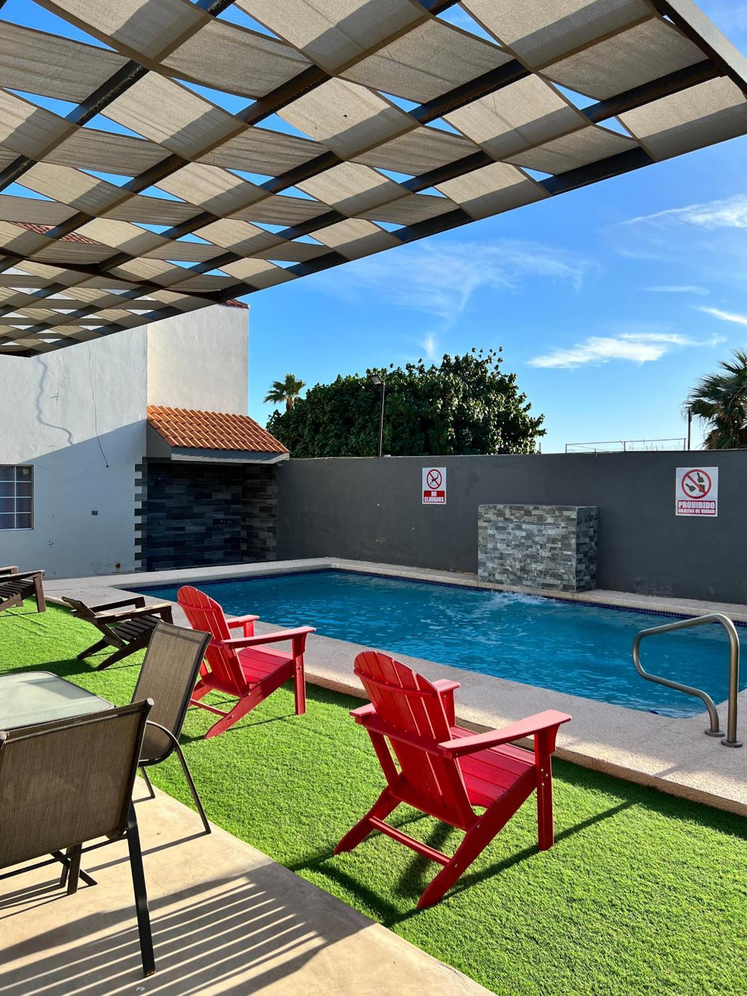 Hotel Los Pinos Inn El Golfo de Santa Clara Eksteriør billede